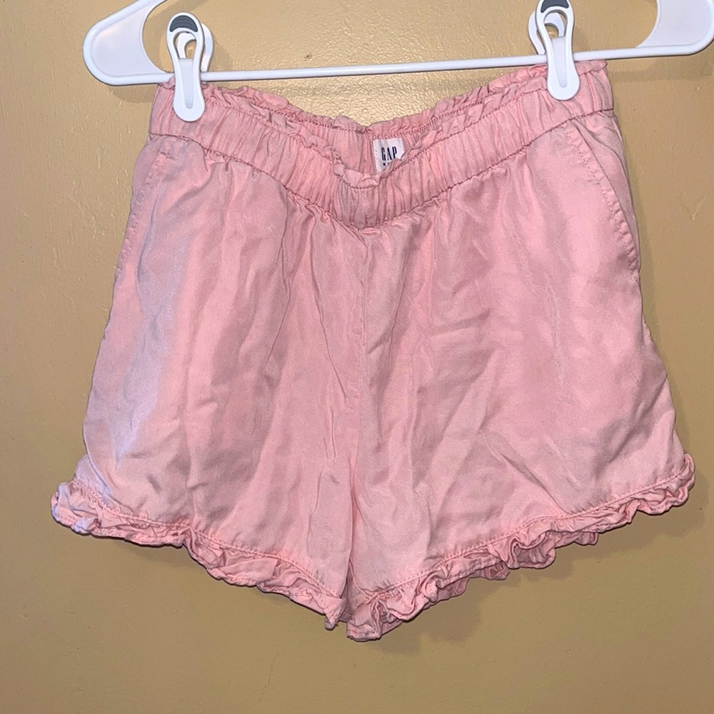 Gap shorts with cute ruffled detail on waistband and leg.